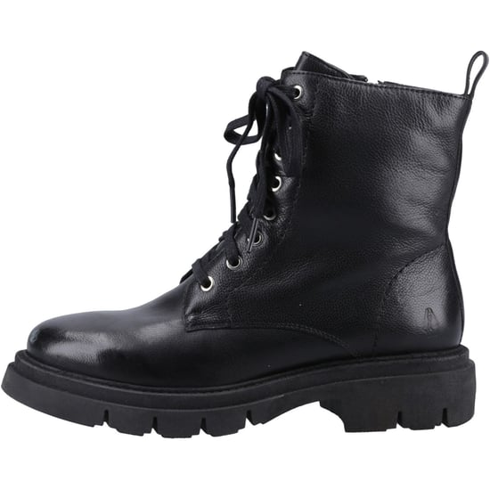 Hush Puppies Rhea Leder Damen Schwarz Stiefel - Image 5