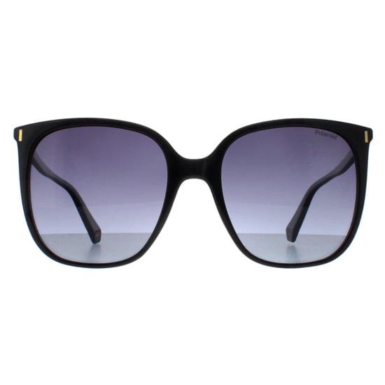 Polaroid Square Womens Black Grey Gradient Polarized PLD 6218/S