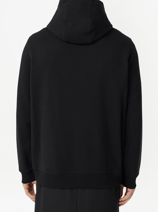 Kapuzenpullover mit Burberry Ansdel Logo-Print in Schwarz - Image 3