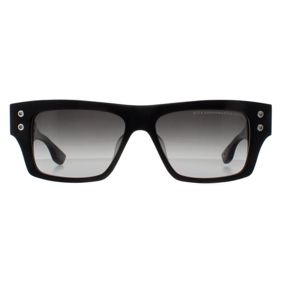 Dita Rectangle Unisex Matte Black Iron Dark Grey to Clear Gradient Grandmaster Seven