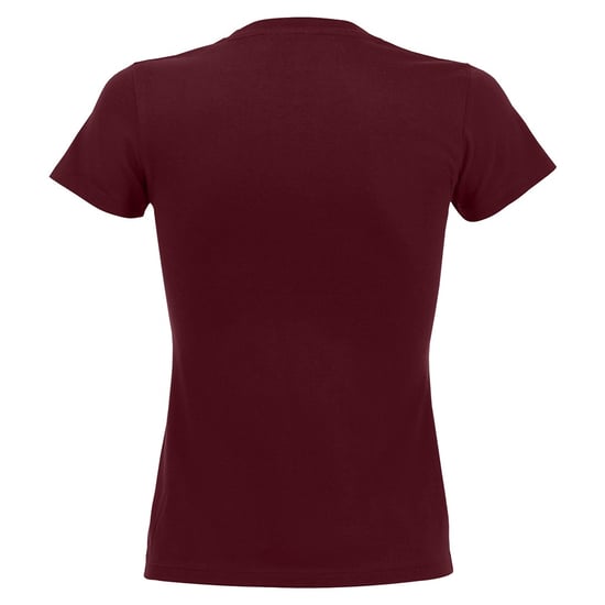 SOLS Imperial Damen T-Shirt, Kurzarm, Rundhalsausschnitt (Burgunder) - Image 2