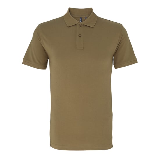 Asquith & Fox Herren-Poloshirt mit kurzen Ärmeln (Khaki) - Image 1