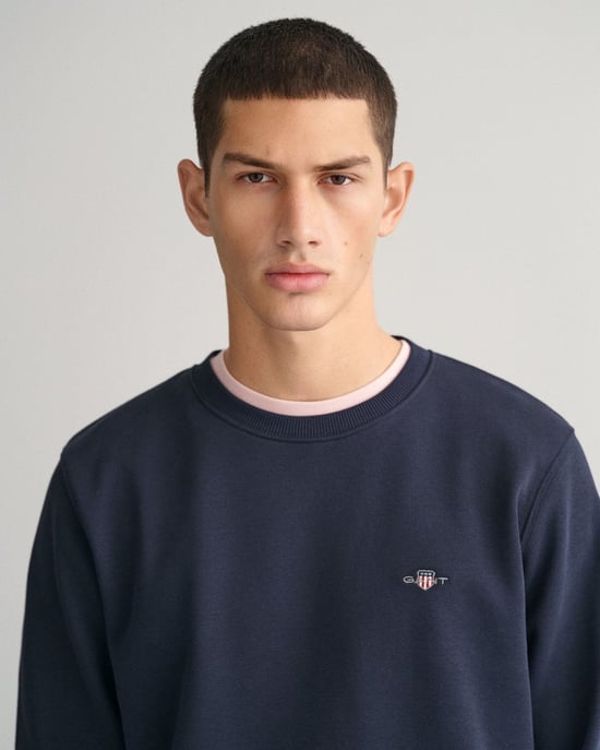 Gant Regular Shield C-Neck Sweat Sweatshirt - Image 3