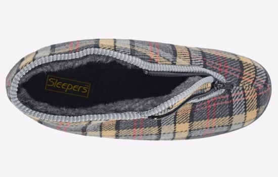 Sleepers Jed II Thermal Zip Bootee Slippers Mens