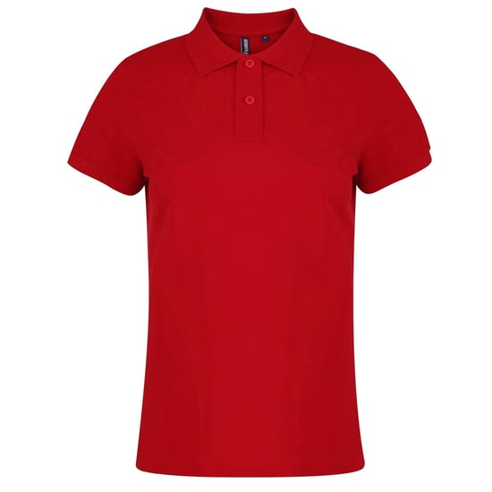 Asquith & Fox - Unifarbenes Poloshirt - Damen (Rot) - Image 1