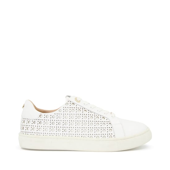 Dune Ease Leder Damen Weiße Turnschuhe - Image 2