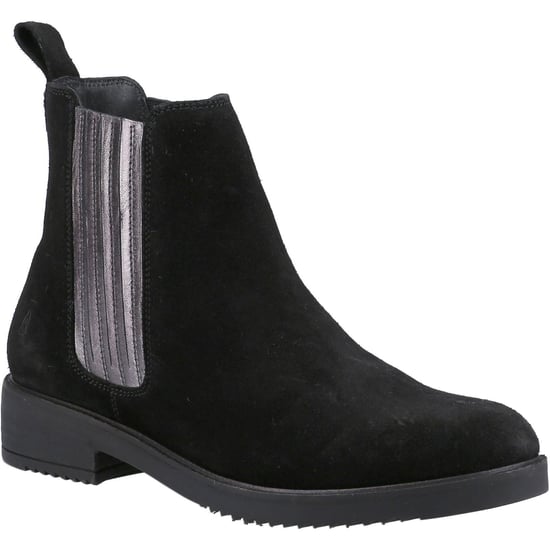 Hush Puppies Damen/Damen Stella Lederstiefeletten (Schwarz) - Image 1