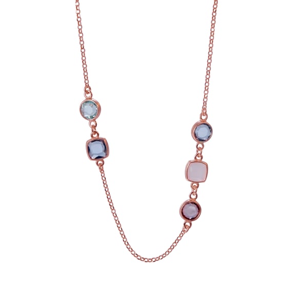Orphelia 'Fawn' Damen 925 Sterling Silber Set: Kette + Armband + Ohrringe - Rose SET-7410 - Image 3