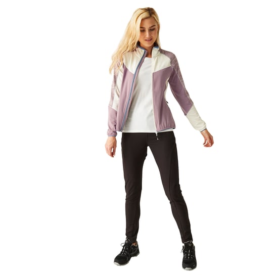 Regatta Womens/Ladies Hepley II Full Zip Fleece Jacket (Heather/White)