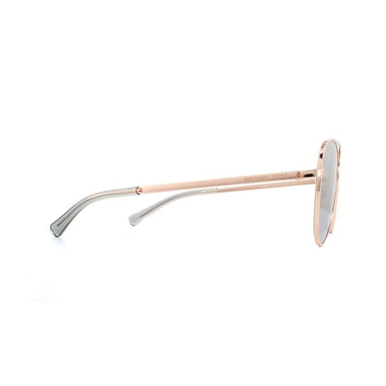 Michael Kors Sunglasses San Diego 1045 11086G Rose Gold Silver Mirror