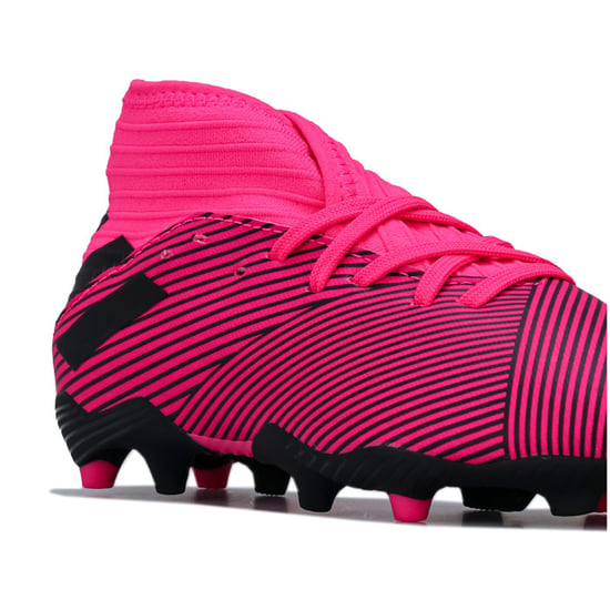 Boy's adidas Junior Nemeziz 19.3 FG Football Boots in Pink