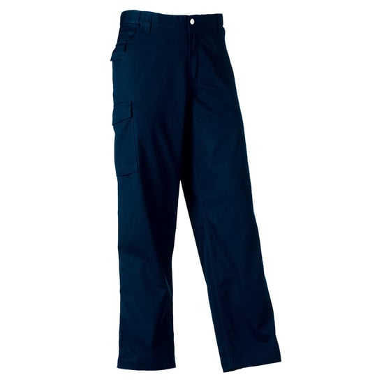 Russell Workwear Polycotton Twill Hose für Männer, Standard Beinlänge (Marineblau) - Image 2