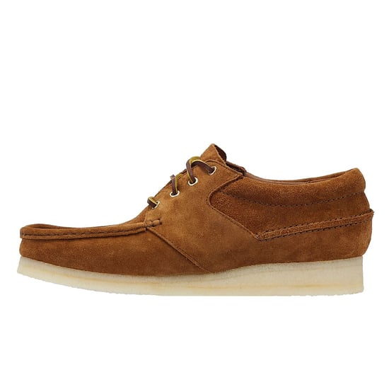 Clarks Originals Wallabee Boot Wildleder Herren Cola Schnürschuhe - Image 5