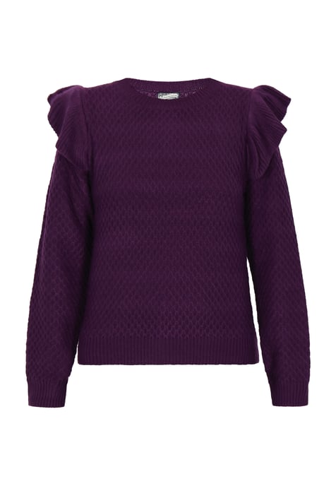 Dreimaster Pullover Damen Lila - Image 1