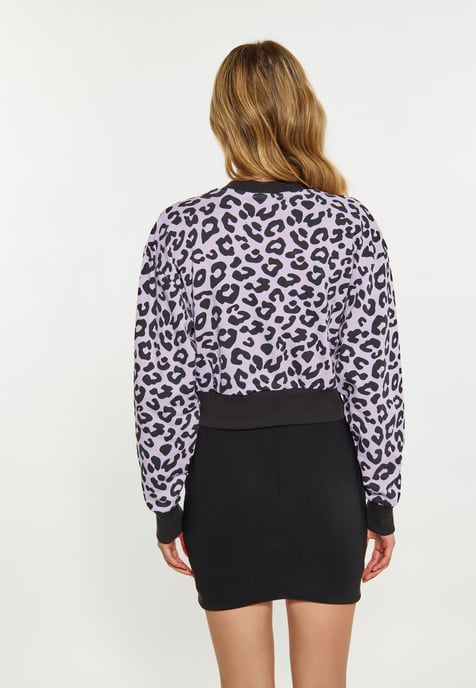 Mymo Sweatshirt Damen Lavendel Löwe - Image 5