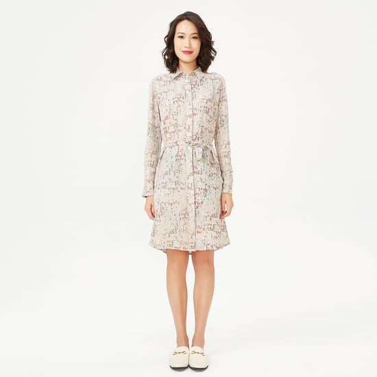 Leicht bedrucktes Shirt-Kleid - Image 4