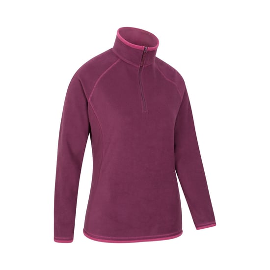 Mountain Warehouse Damen/Damen Montana Half Zip Fleece Top (Berry) - Image 6