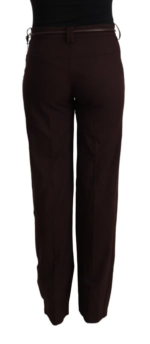 Patrizia Pepe Women's Black High Waist Straight Formal Pants