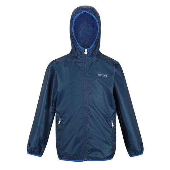 Regatta Great Outdoors Childrens/Kids Lever II Packaway Rain Jacket (Moonlight Denim)