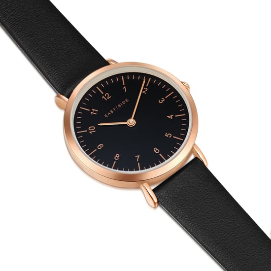 Eastside Female Quartz Rose Gold Genuine Leather Black Watch - Image 4