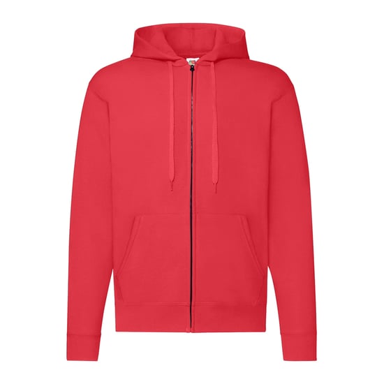 Fruit of the Loom - "Classic" Hoodie mit durchgehendem Reißverschluss für Herren/Damen Unisex (Rot) - Image 1