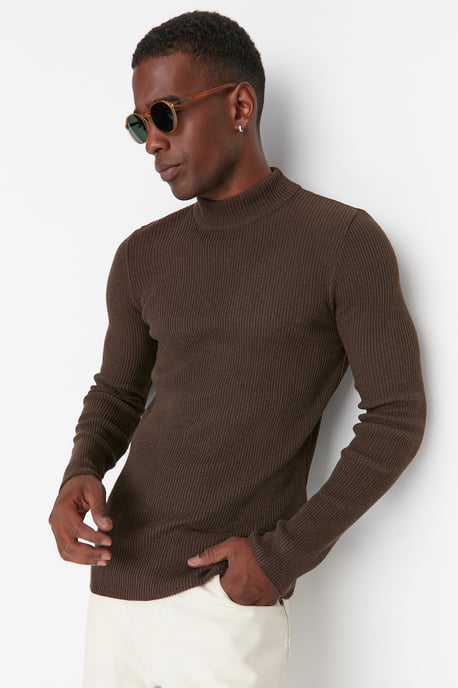 Trendyol Hommes Demi-col roulé   Chandail - Image 2