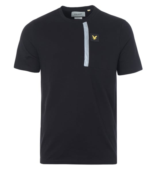 Lyle & Scott Reflektierendes Detail Herren T-Shirt schwarz - Image 1
