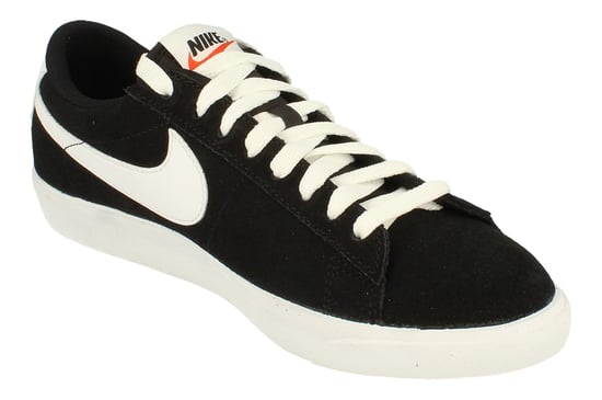 Nike Blazer Low Prm Vntg Wildleder Herren Schwarz Turnschuhe - Image 4
