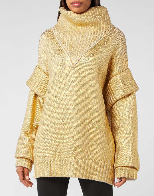 Rollkragenpullover Hexagon - Image 1