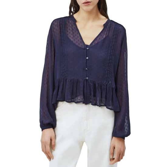Pepe Jeans Damen ARVANA Shirt Blau 351556 - Image 3