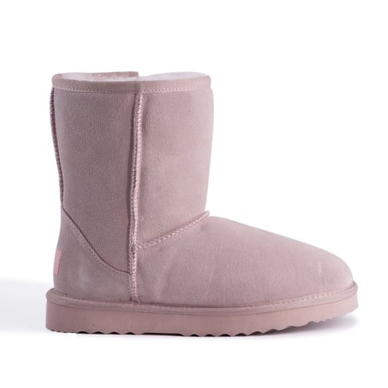 Aus Wooli "Bronte" Australia Mid Calf Zip, Pale Pink