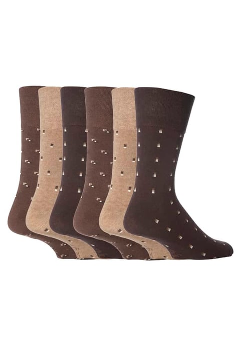 Gentle Grip - 6 Paar Gentle Grip Socken für Herren, nicht elastisch - MGG20 - Image 1