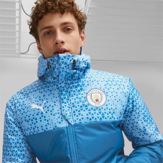 PUMA Mens Manchester City Football Graphic Winter Jacket