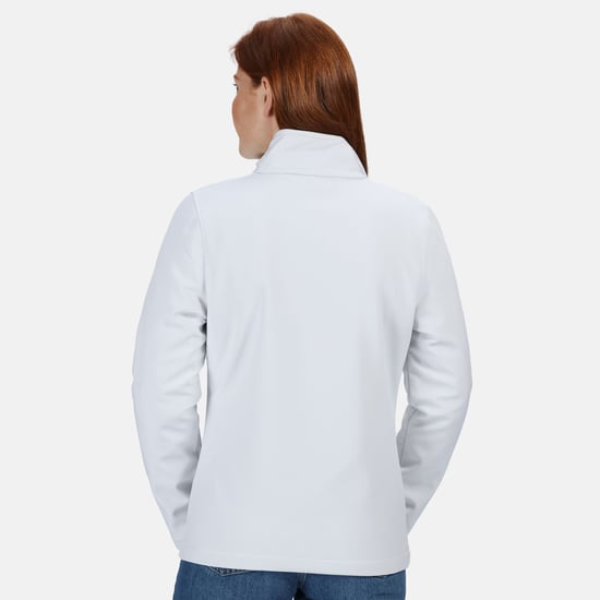 Regatta Standout Damen Softshelljacke Ablaze bedruckbar (Weiß/Stahlgrau) - Image 3