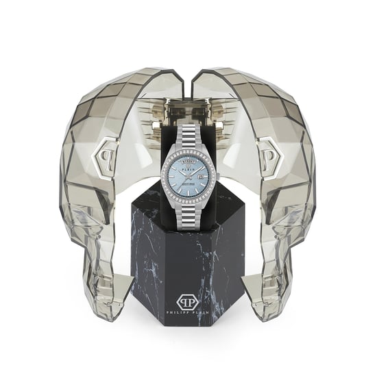Philipp Plein Date Superlative Gent Herrenuhr Silber PWPNA0524 - Image 4