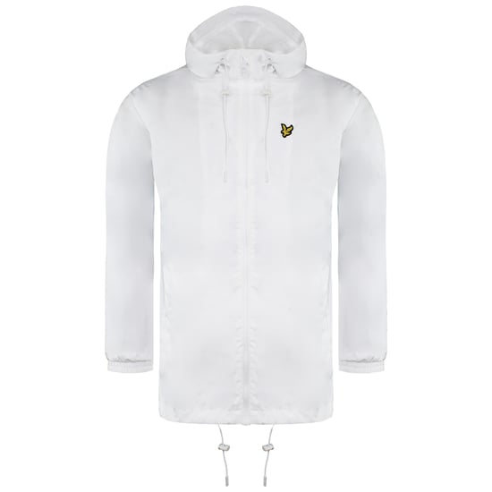 Lyle & Scott Langärmelige winddichte Kapuzenjacke mit weißem Grafiklogo für Frauen JKW1200V 626 - Image 1