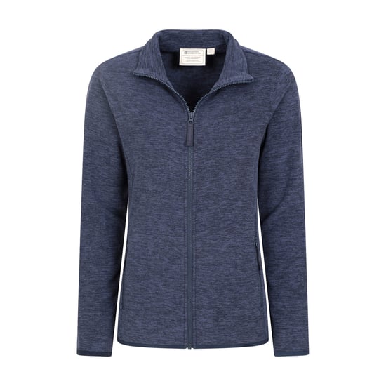 Mountain Warehouse Damen/Damen Snowdon II Melange Full Zip Fleece Jacke (Dunkelblau) - Image 4