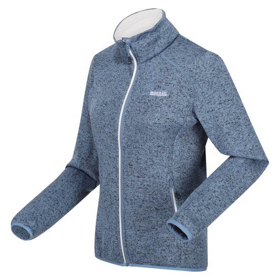 Regatta - "Newhill" Fleecejacke Durchgehender Reißverschluss für Damen (Kronenblau/Weiß) - Image 3