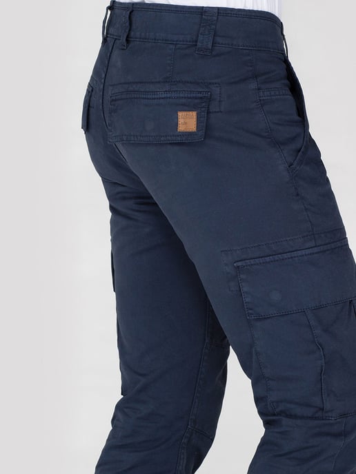 Alpha Industries Herren Agent Slim Cargo-Hose in Dunkelblau - Image 2