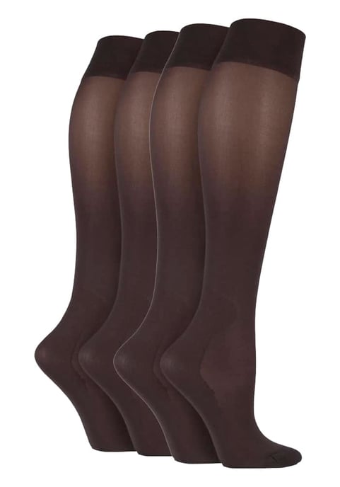 2 Paar Damen-Kompressions-Kniestrümpfe mit 40 Denier - Image 1