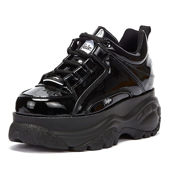 Buffalo London 2.0 Patent Womens Schwarz Turnschuhe - Image 3