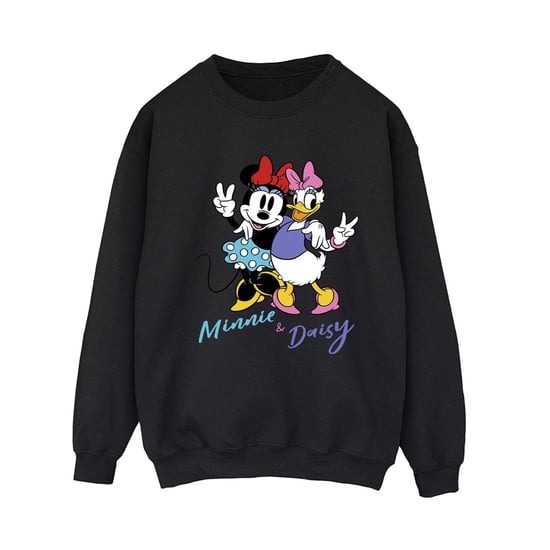 Disney Damen/Damen Minnie Mouse und Daisy Sweatshirt (Schwarz) - Image 1