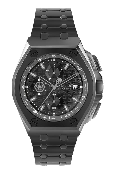 Philipp Plein Plein Extreme Schwarz Herren Armbanduhr PWGAA0921 - Image 1
