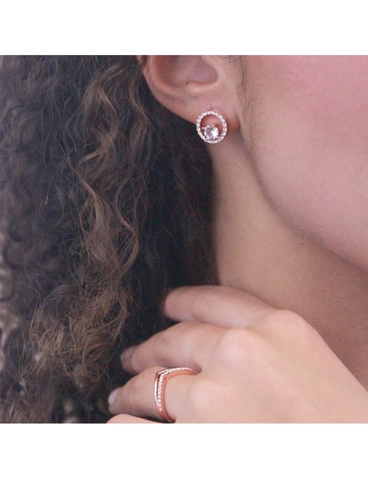 Desiree Set und Box - Rose Gold und Kristall - Image 4