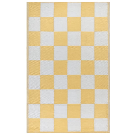 furn. Checkerboard Recycled Outdoor Rug