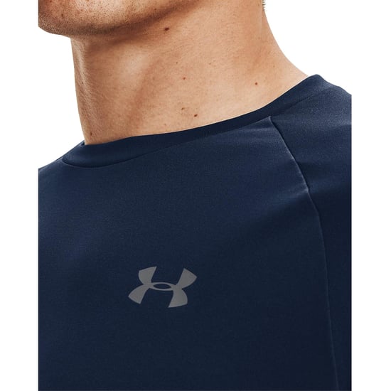 Under Armour - T-shirt TECH - Homme (Bleu foncé / Gris foncé) - Image 6