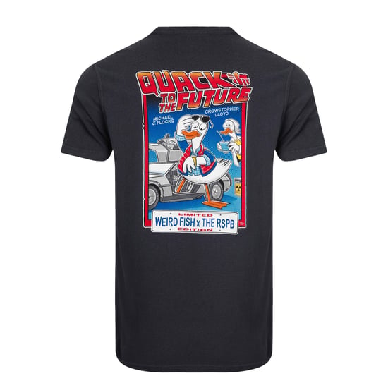 Weird Fish - "Quack to the Future" T-Shirt für Herren (Marineblau) - Image 2