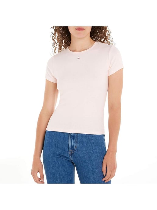 T-Shirt Tommy Jeans Damen Essential Baumwolle - Image 4