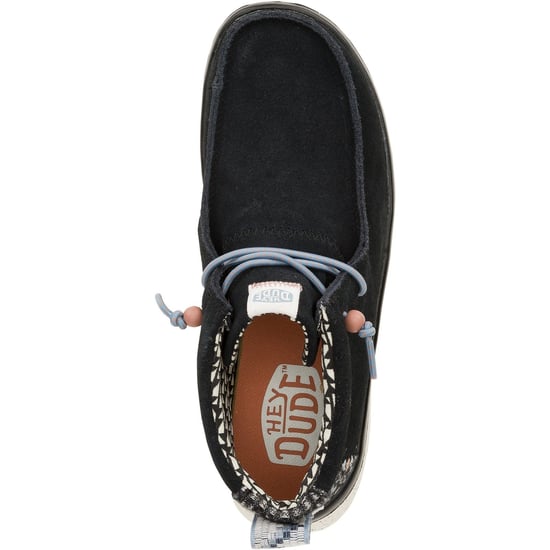 HEYDUDE Wendy Peak Hi Wildleder Damen Schwarz Stiefel - Image 4