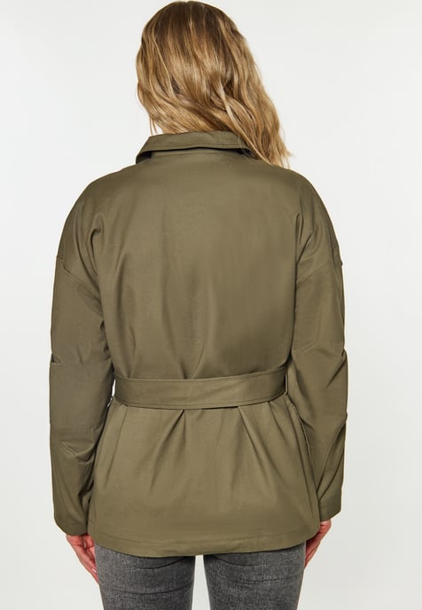 Dreimaster Jacke Damen militärisch oliv - Image 4
